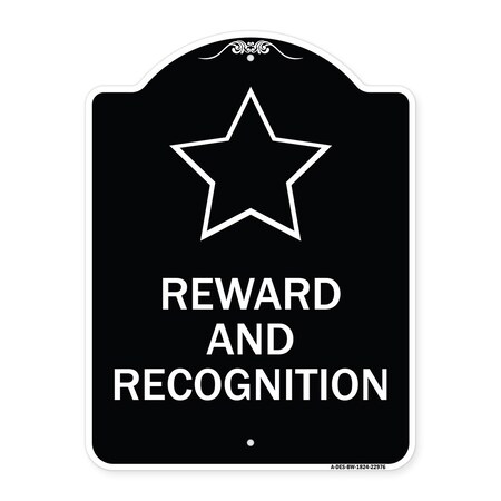 Signmission Reward and Recognition Heavy-Gauge Aluminum Architectural Sign, 24" x 18", BW-1824-22976 A-DES-BW-1824-22976